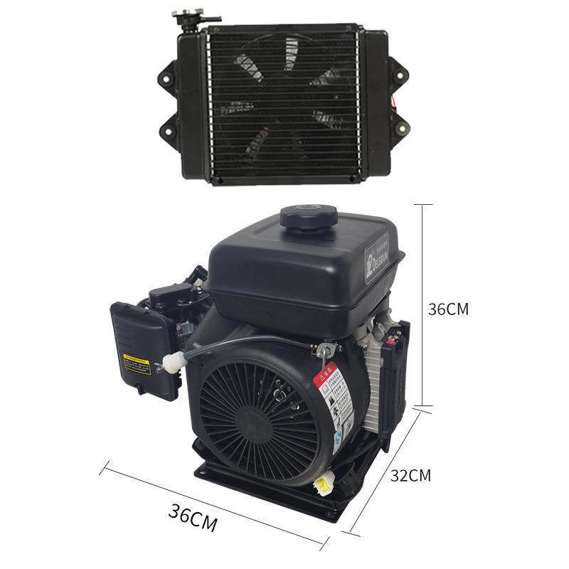 水冷48v60v72v全自动增程器发电机电动三轮车四轮车汽油发电机