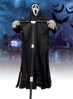 万圣节装饰道具跨境新品爆款Scream ScareCrow尖叫稻草人厂家