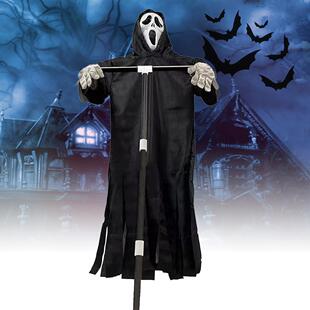 万圣节装饰道具跨境新品爆款Scream ScareCrow尖叫稻草人厂家