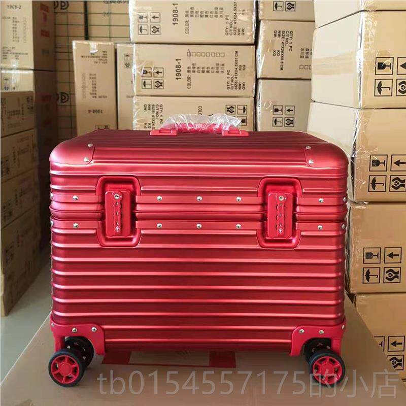 正品全镁铝工合摄影拉杆行李箱旅行箱具箱上开盖密码登金机箱红酒