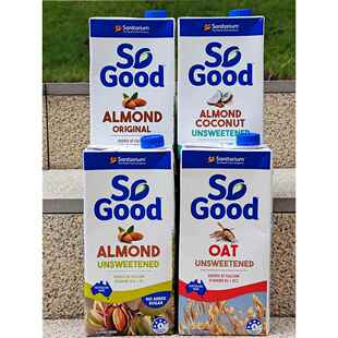 无糖杏仁奶椰子味扁桃仁植物蛋白饮料SO GOOD UNSWEETENED ALMOND