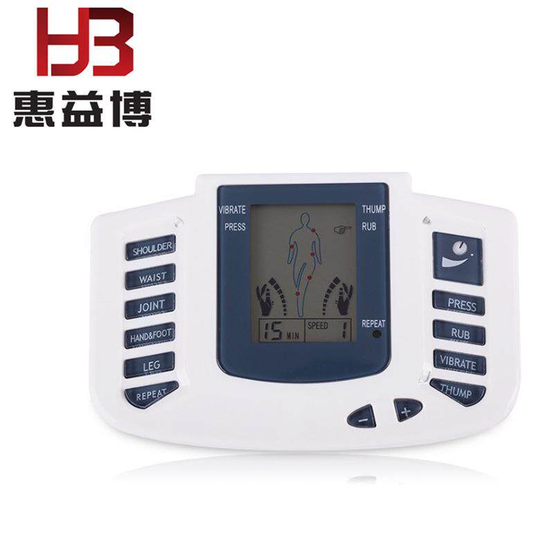 厂家英文外贸仲频按摩器理疗仪 仲频脉冲按摩器多功能理疗仪