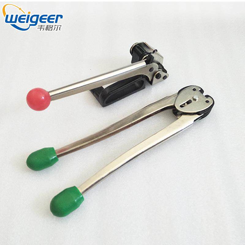 韦格尔1-拉16机mm手动铁皮钢带2打包包装带捆扎机紧捆绑手FTR提式