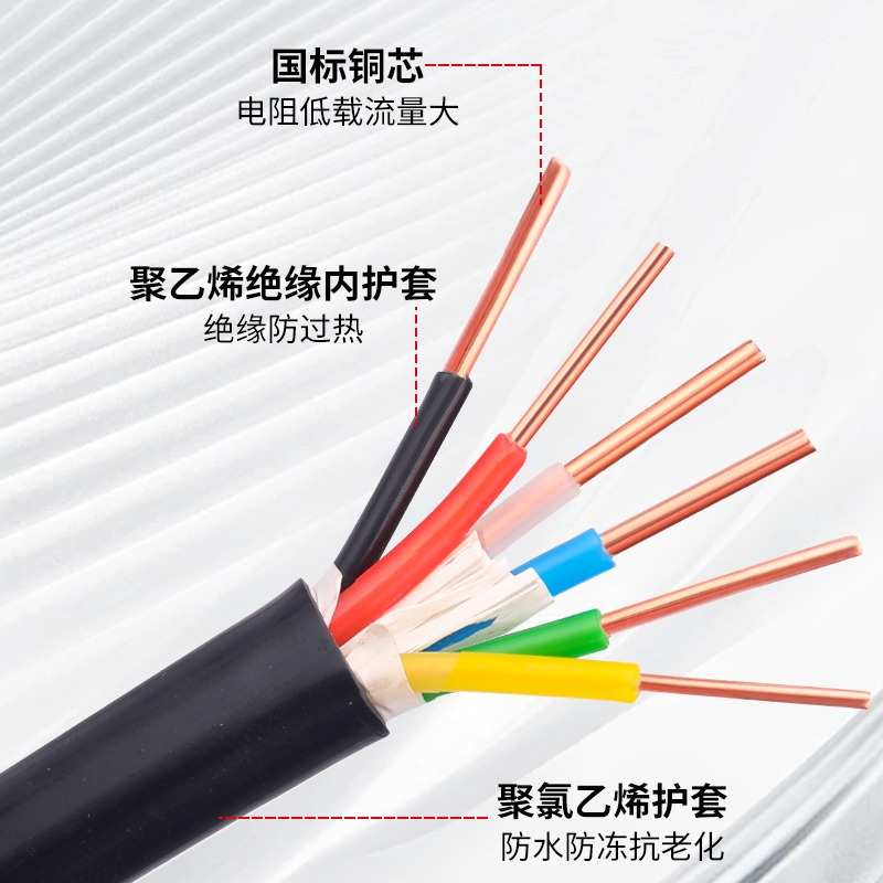 KVV控制电缆1 1.5 2.5 4 平方6 7 8 10 1214 16 芯多芯信号控制线