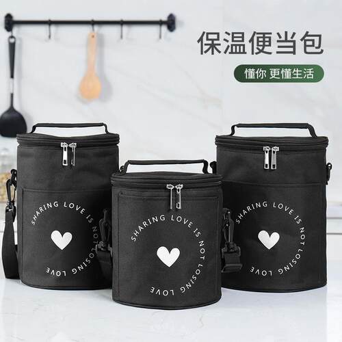 新款大号保温便当防水多功能带饭包铝箔手提加厚外出饭盒袋