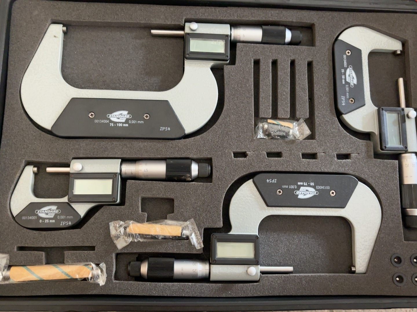STANDARD美国SG数显外径千分尺套装40EWRS量程