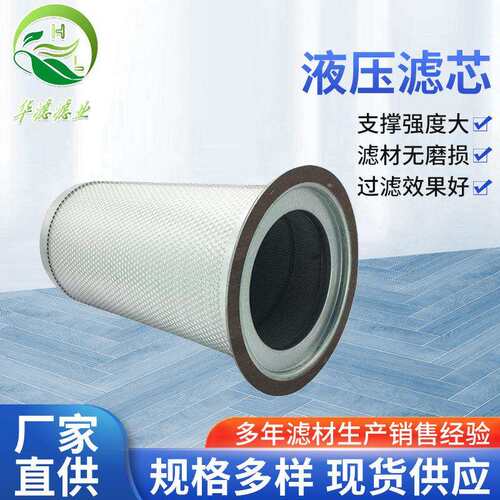 216165500电厂回油过滤器玻纤滤材滤油机不锈钢折叠滤芯高温过滤