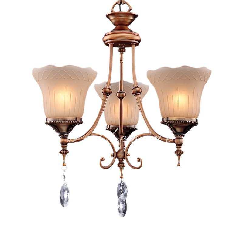 凯撒琳 美式吊灯全铜美式吊灯简约创意客厅卧室吊灯CH-503系列