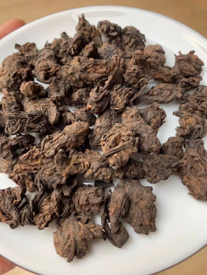 1斤2009年老茶頭古樹茶頭老茶頭普洱熟茶散茶包郵 普洱茶 BUASHOP普洱老茶