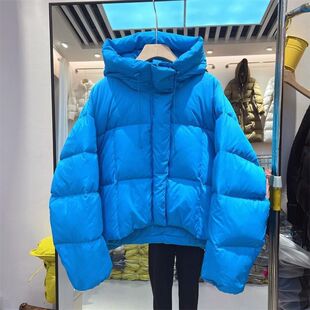 2025冬季新款短款连帽棉服女宽松加厚面包服小个子宽松外套ins潮