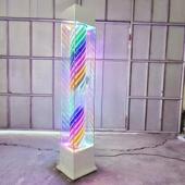 理发店灯转落地户外防水KOS可发廊标志灯炫玻璃美发店灯彩箱批