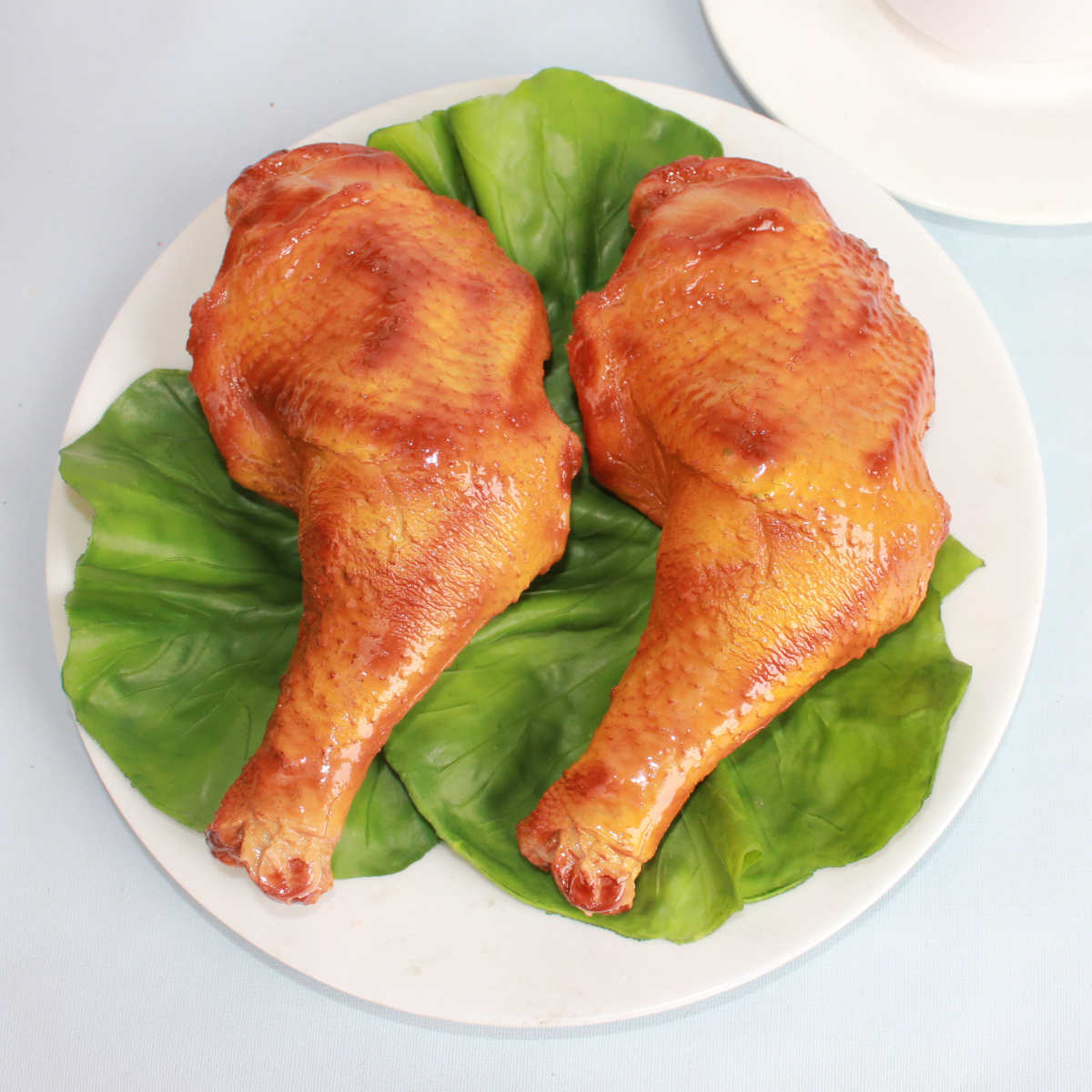 仿真烤鸡腿模型奥尔良卤肉烤琵琶大鸡腿厨食物房儿童拍摄装饰道具