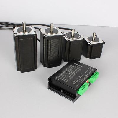 57步进电机DM542驱动器套装大扭矩2.3-3.6Nm机身56/76/100/112CM