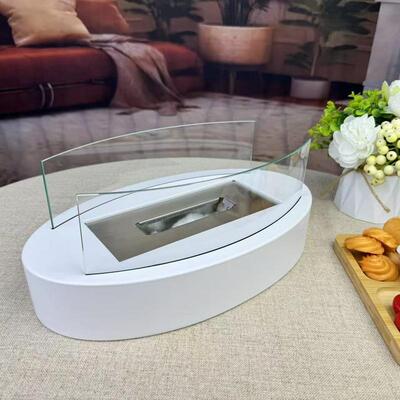 桌面酒精壁炉炉室炉内金火属炉便携真火壁炉户外100320火跨境真火