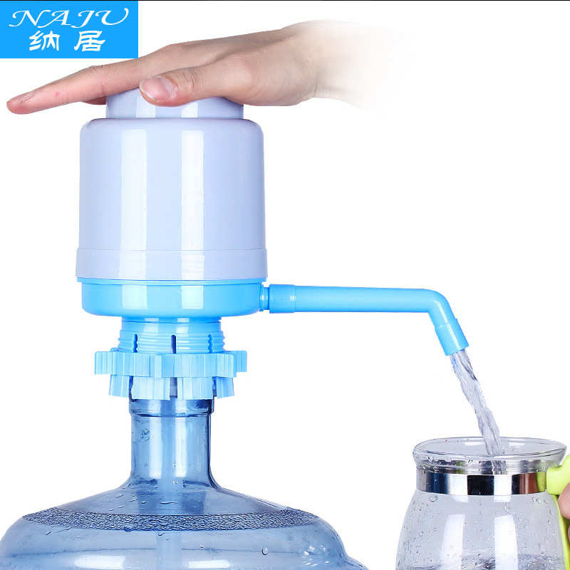 纳居 加厚手压式饮水器 压水泵矿泉水抽水器 吸水器桶装水压水器