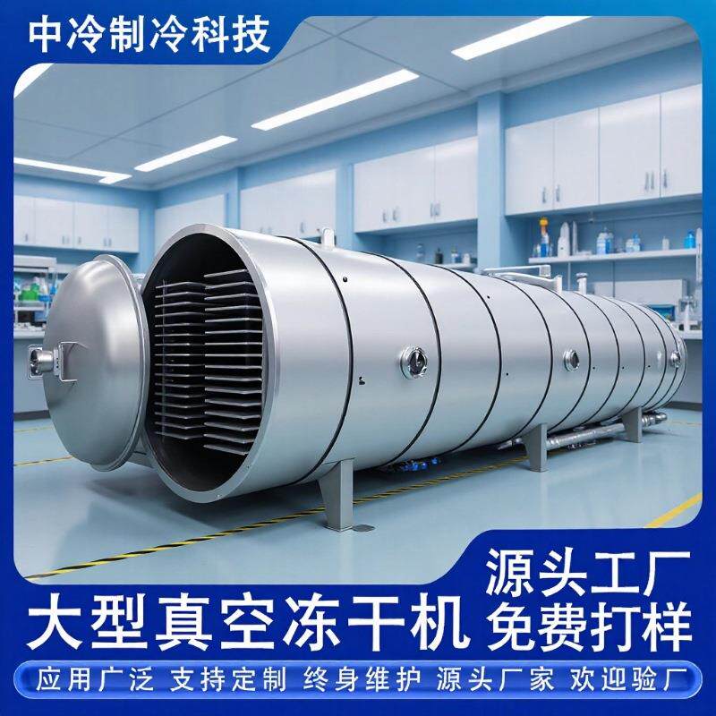 牛油果榴莲水果冻干机大型商用益生菌提取液真空冷冻干燥机厂家