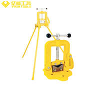 脚重型钳v台台脚虎钳多钳口压力 带带管子新规格合金钢亿钳管子型