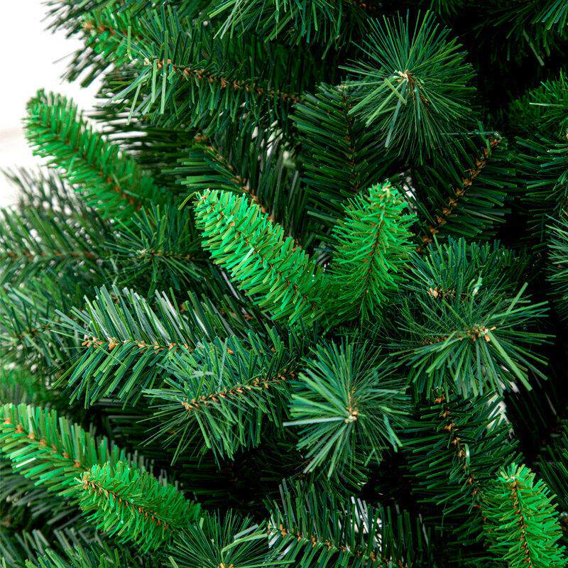 圣诞树家用裸树彷真绿色DIY圣诞节装饰green Christmas tree 3 4M