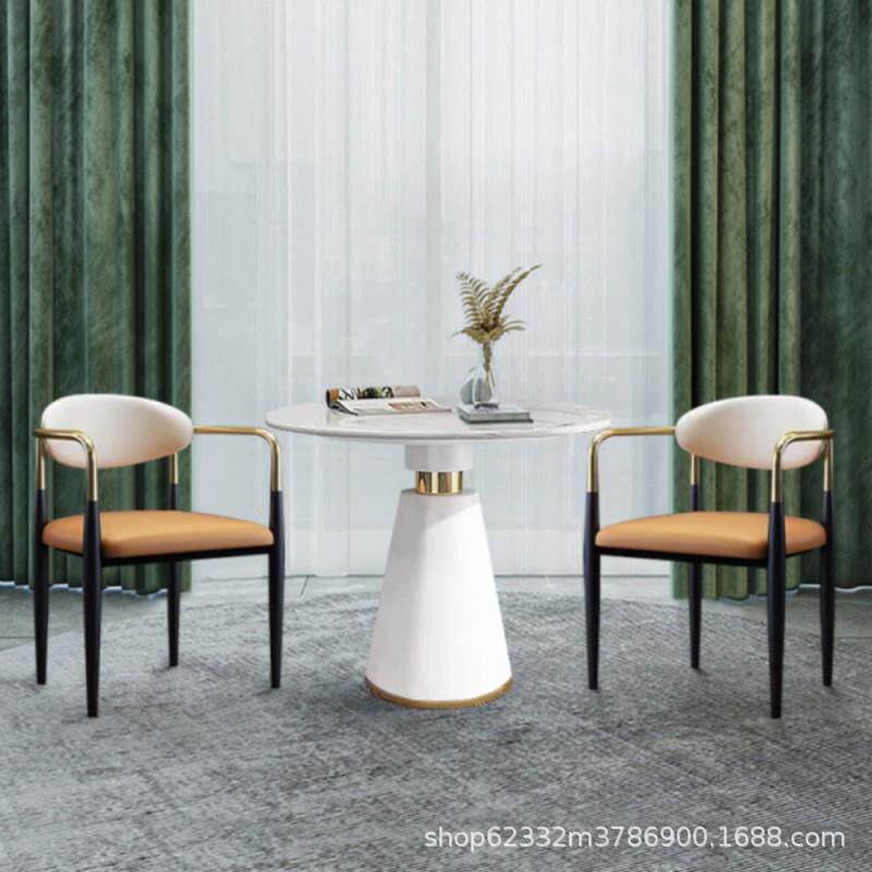 接待桌椅组合简约商务洽谈咖啡厅现代轻奢风休闲办公会客桌小沙发