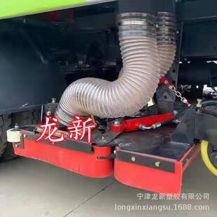环卫清扫车洗尘管 加厚1.5mm聚氨酯钢丝管 pu镀铜钢丝透明软管