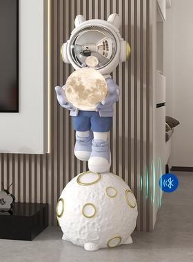 太空人宇航员落地大号摆件客厅电视柜酒店新房乔迁新居搬家摆设