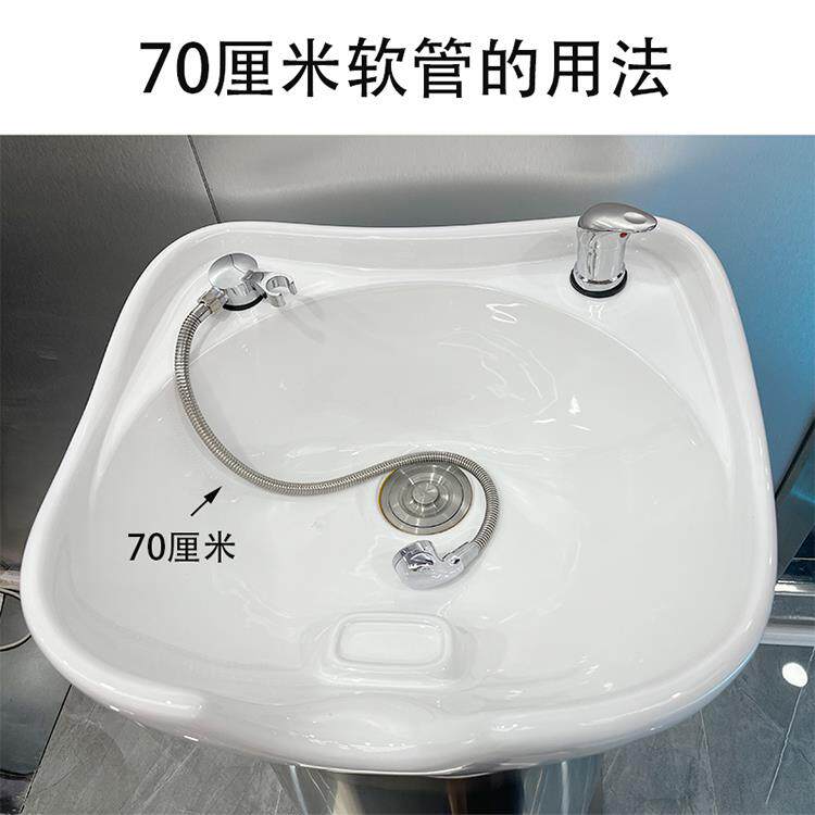 不锈钢防爆花洒软管耐摔发廊洗头床水龙头花洒喷头管子软管配件