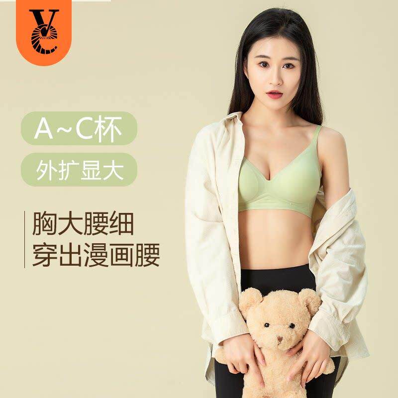 VE内衣文胸外扩小胸显大聚拢无痕内衣女辣妹漫画 画胸防下垂文胸
