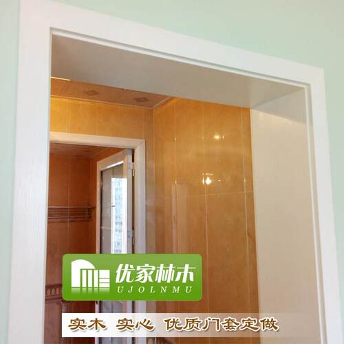 门套门框窗框实木成都入户门套窗套哑口烤漆木门飘窗包边阳台包套