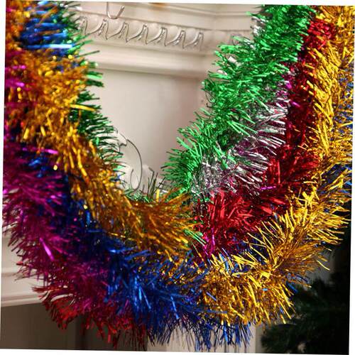 christmas decoration tree Multicolor stripes 圣诞树拉条