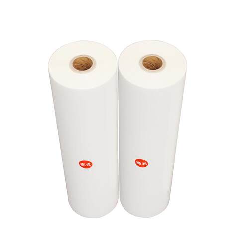 热裱膜BOPP亮光膜照片广告预涂膜覆膜机用亮膜A4.A3.热覆膜