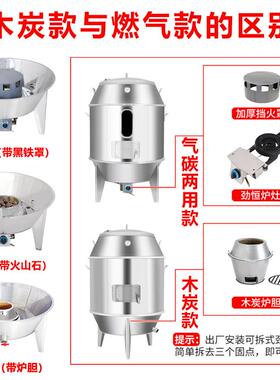 烤鸭炉商用世厨劲恒双层烧鸭鹅鸭炉果木腊VYV猪炭羊排乳炉烧鸡烧