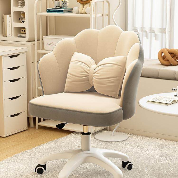 化妆椅女生卧室感梳妆台凳子2026新款化妆凳家用轻奢靠背椅子