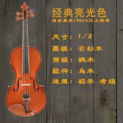 正品克莉丝蒂娜实V03木手考工成级人小提琴儿童初学者专业级演奏