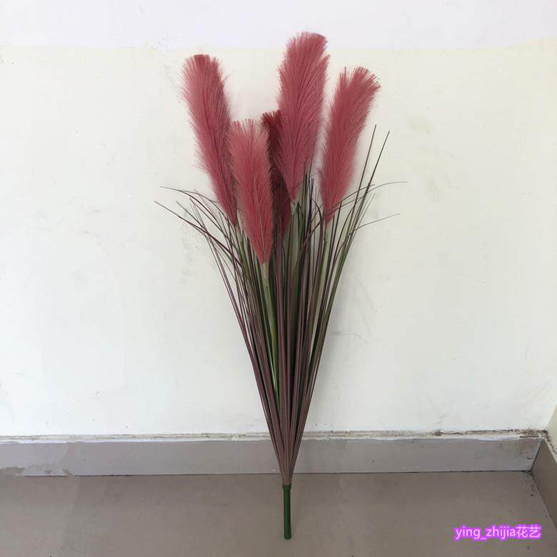 仿真芦苇盆栽干花假花五谷杂粮道具狗尾草水生田园单只/束落地绿
