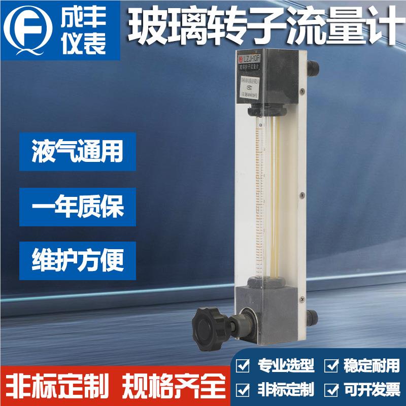 高精度LZJ-10LZJ-10F玻璃计转推子流量计 FPVC材质流量 氧气流量