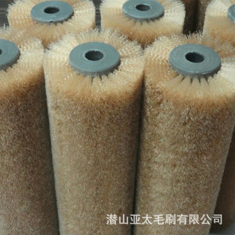 厂家生产工业机械钢丝刷辊抛光除锈刷辊 镀铜钢丝辊 打磨刷辊