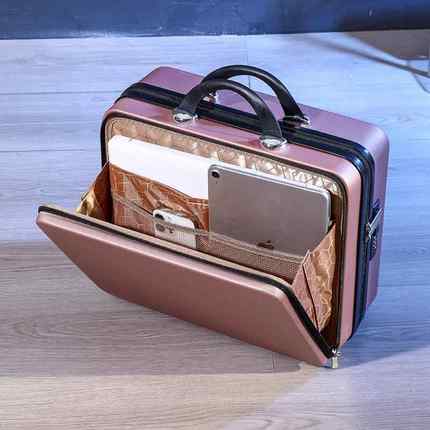 正品便手提化妆小行李箱箱子迷你6寸密码箱小型1轻旅行箱装ipad收