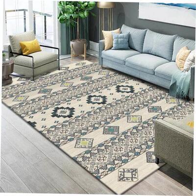 carpet Moroccan Style Geometry Living Room Sofa coffee tabl