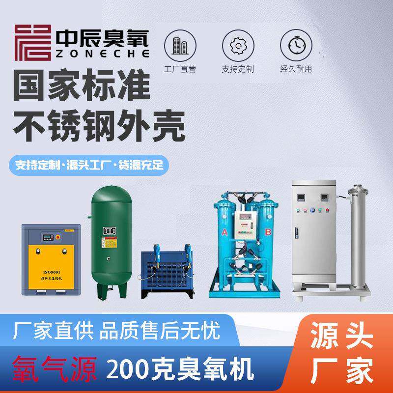 氧气源200克臭氧发生器食品厂生产用水杀菌食品脱色水处理杀菌