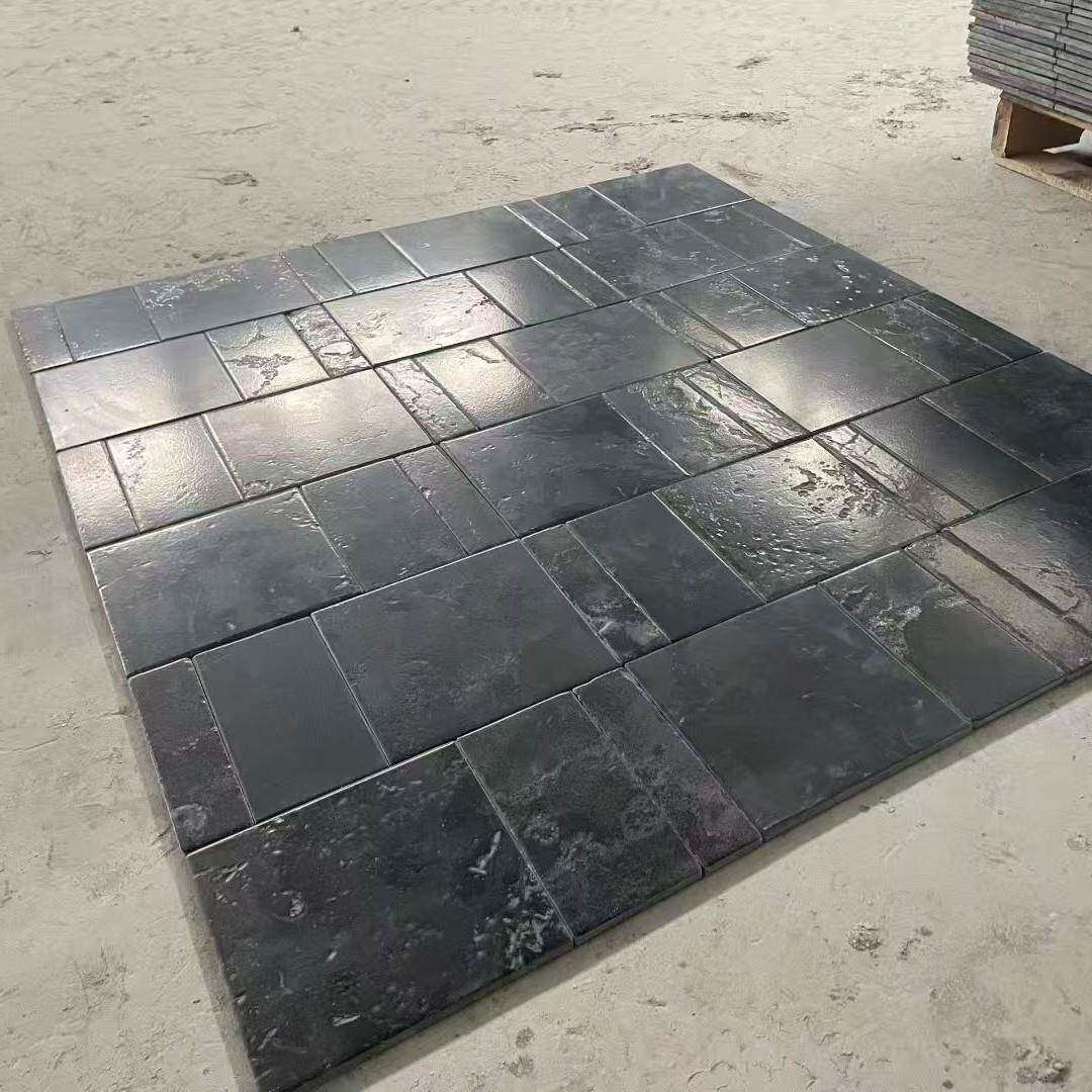 太古黑金莱姆石组合拼地砖 复古纹理 家居装饰石材优选室内外通用