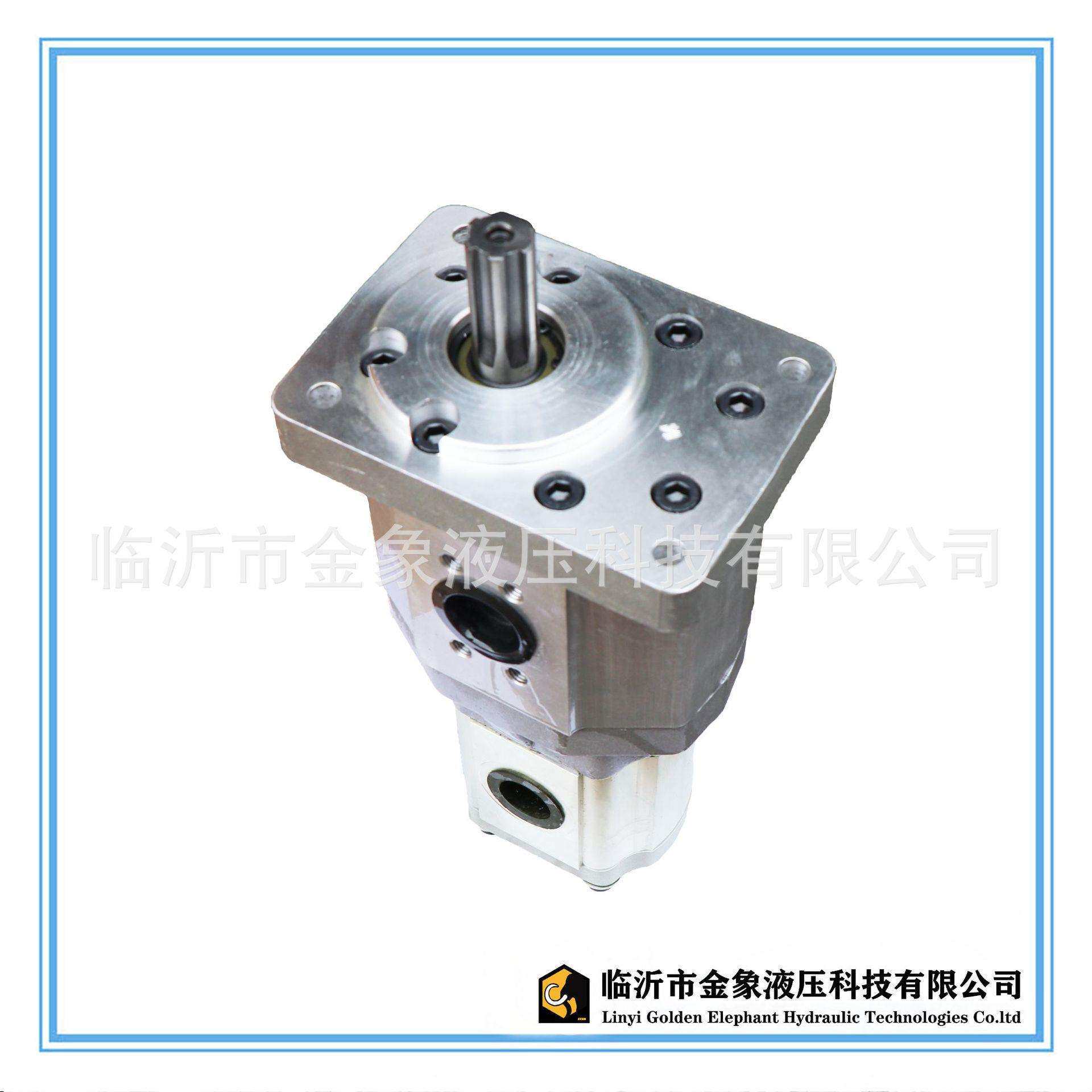 双联齿轮泵CBQT-580花键440-563/432-550/420-532/416左旋右旋