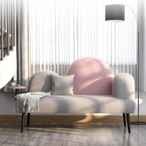 北欧风服装店小沙发卧室简易小户型公寓ins风双人沙发网红款沙发