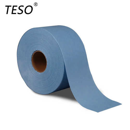 白色无尘吸蓝色纸81004纸无尘大卷多功能油吸水擦拭卷