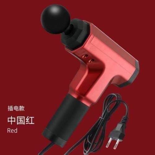 高档膜枪肌肉按摩器智能插电款身放松器男动用全电按颈筋摩枪高频