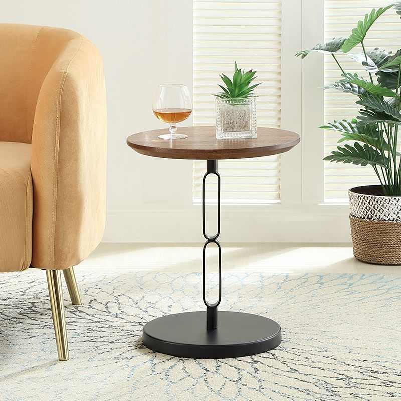 家用实木茶几阳台小边几客厅沙发圆桌角几卧室书房小桌子小圆桌