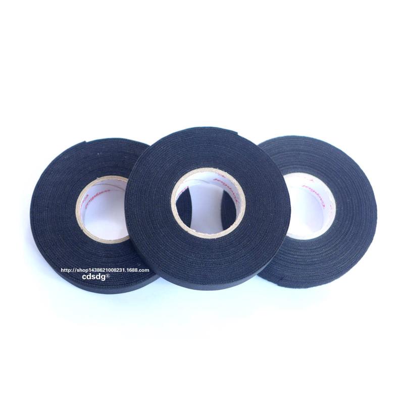德国进口汽车发动机舱专用胶带耐高温绝缘胶布绒布电工胶带布加厚