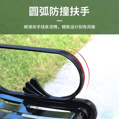 户外长椅铁艺小区休闲双人SDM-0356座广庭院室外场公椅排椅长排园