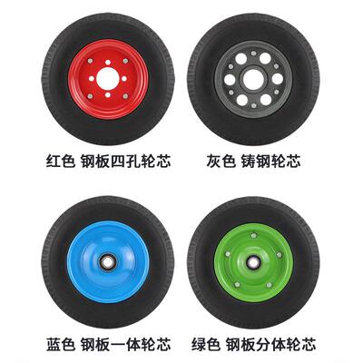 脚轮实心橡胶轮子两轮16400佐致（收-8超重型寸物流手推车轱车辘