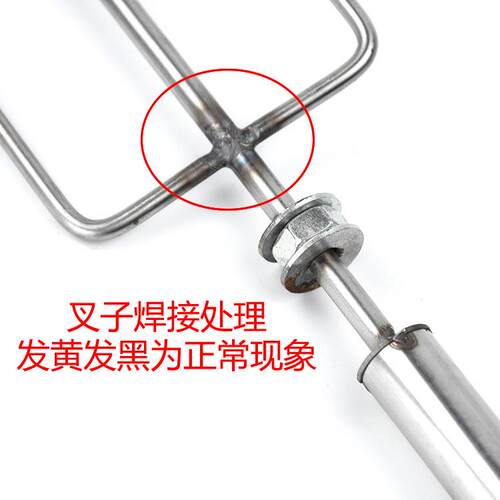 锈钢烤腿叉 加羊长烤羊不烤肉签子排 大号烤鸡烤兔烤A050鸭腊肉叉 - 封面