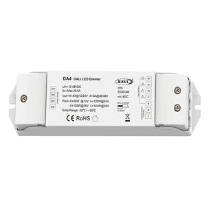 4地址 24V 四路调光恒压控制器DC12 4x5A@12 4x3A@36 48V DA4